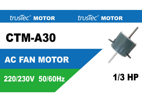 1 / 3HP Kawat Aluminium Jendela Universal AC Fan Motor CTM-A30 F48U02A30