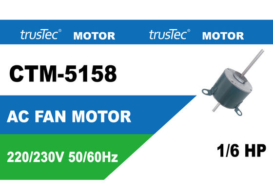 K55HXPKG-5158 CTM-5158 Evaporator Fan Blower Motor Untuk AC Jendela CLASSIC 1/6HP 50/60Hz